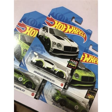Hot Wheels 2018 Bentley Continental GT3 Shopee Malaysia