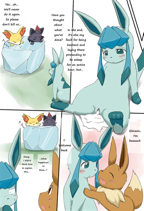 Rule 34 Cum Eevee Eeveelution Female Fennekin Fur Glaceon Male Nezumi Nintendo Pokemon Pussy