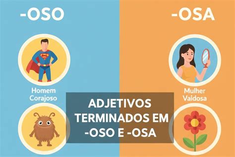 Adjetivos Terminados Em Oso E Osa