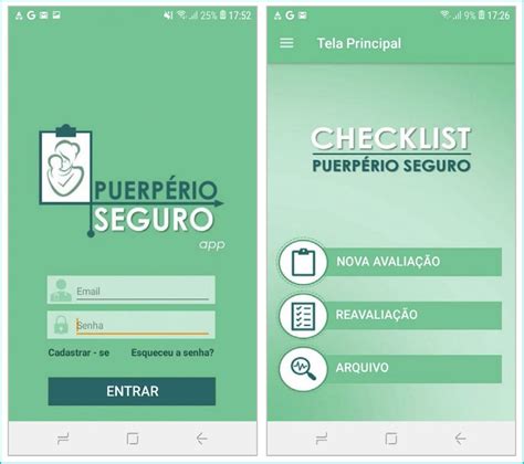 Valida O Do Aplicativo M Vel Puerp Rioseguro Para O Cuidado Beira