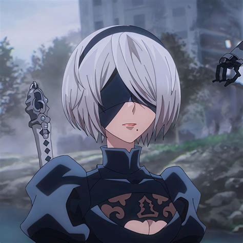 ☁️ anime icons on Instagram: "2B 🖤 Anime : NieR:Automata Ver1.1a" в ...