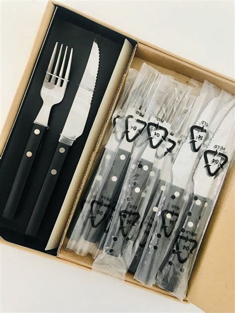 12 Piece Steak Knife And Fork Set Furniture And Home Living Kitchenware