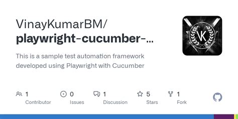 Github Vinaykumarbm Playwright Cucumber Sample This Is A Sample Test