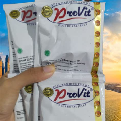 Provit Susu Kambing Etawa Asli Plus Royal Jelly Original Saset