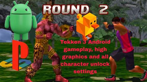 Tekken 3 Android Gameplay Unlocking All Players Graphic Settings On