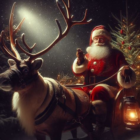 Download Santa Claus, Christmas, Reindeer. Royalty-Free Stock ...