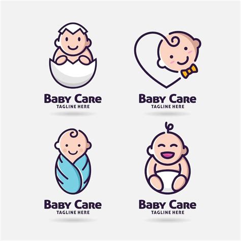 Premium Vector | Baby care logo design