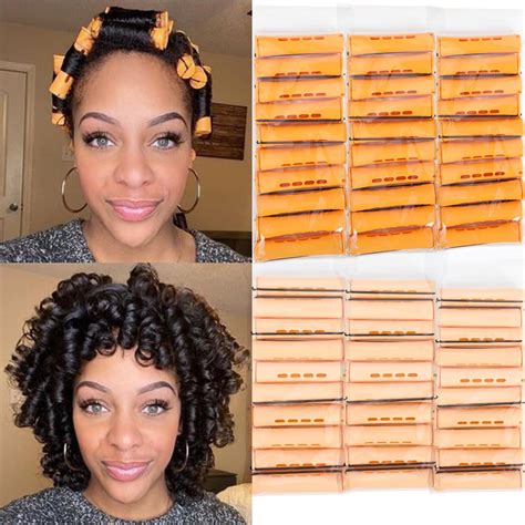 Amazon Perm Rods Set For Natural Hair Plastic Cold Wave Rods