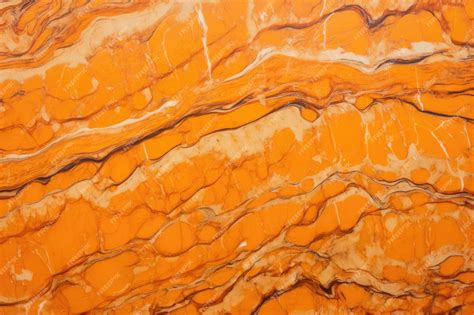 Premium Photo Orange Marble Tile With Distinct Streaks