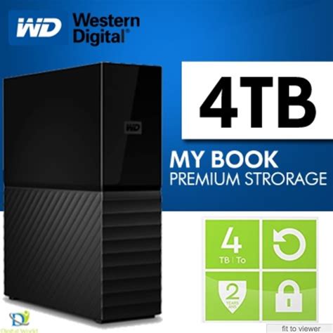 WD My Book 4TB USB 3.0 Black Desktop Hard Drive - Adrian Video Image