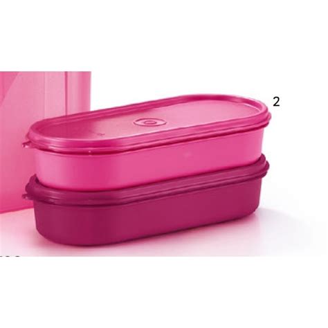 Tupperware Ezy Oval Keeper 450ml 2pcs Shopee Malaysia