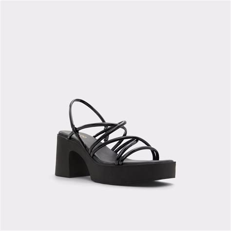 Slay Black Womens Platform Sandals Aldo Us