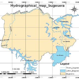 Hydrographical map of Bugesera Agroecological Zone | Download ...