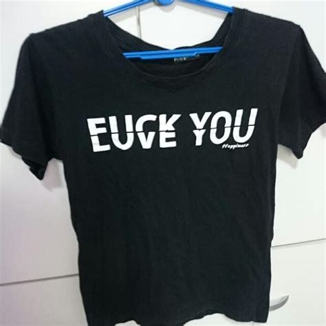 Fuck You Love You Tee Hobbies Toys Stationery Craft Art Prints On Carousell