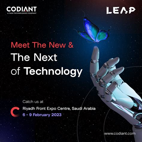 Codiant To Participate In Biggest Tech Event “leap 2023” In Saudi