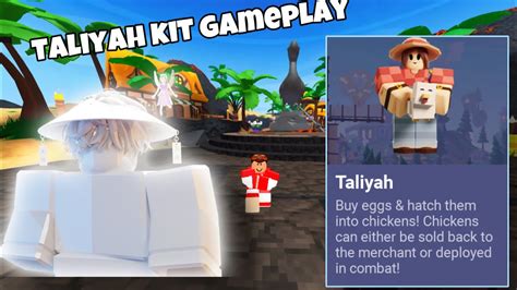 Playing With The New Taliyah Kit Roblox Bedwars Youtube