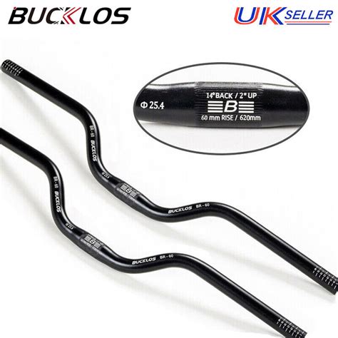 Bucklos Riser Handlebar Mm Mountain Bicycle Aluminum