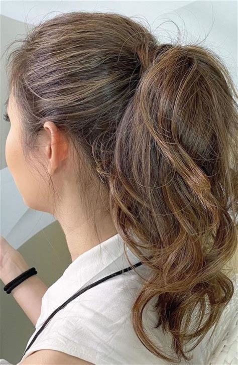 More Than 50 Ponytail Hairstyles For Medium Length Hair Light You Up