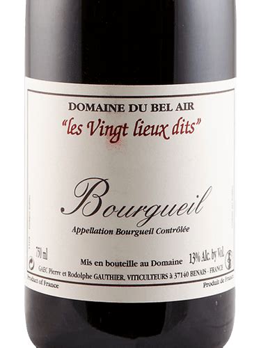 Domaine Du Bel Air Les Vingt Lieux Dits Bourgueil Vivino Us