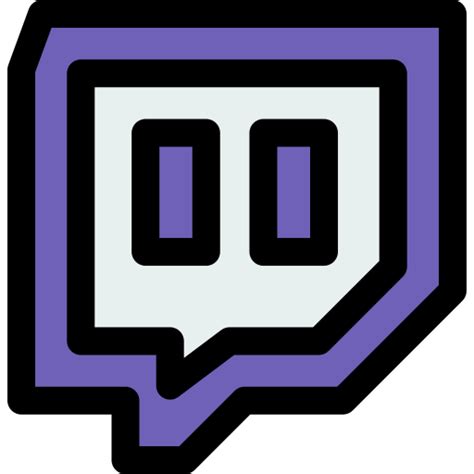 Twitch Generic Outline Color icon