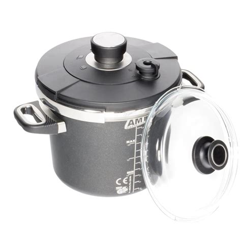 Pressure cooker, aluminum, 24 cm/7 L - AMT Gastroguss | KitchenShop