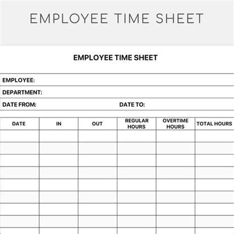 Work Log Printable Time Log Time Tracker Working Hours Log Activity