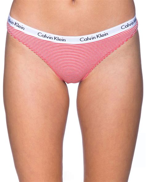 Shop Calvin Klein Carousel Bikini Brief In Feeder Stripe Marlow Attr