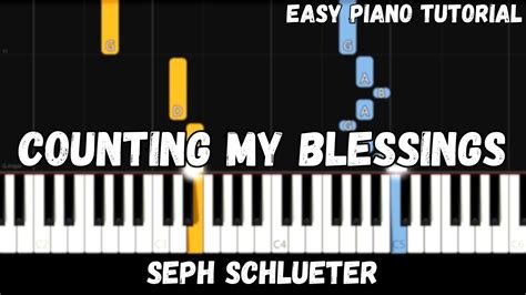 Seph Schlueter Counting My Blessings Accordi Chordify