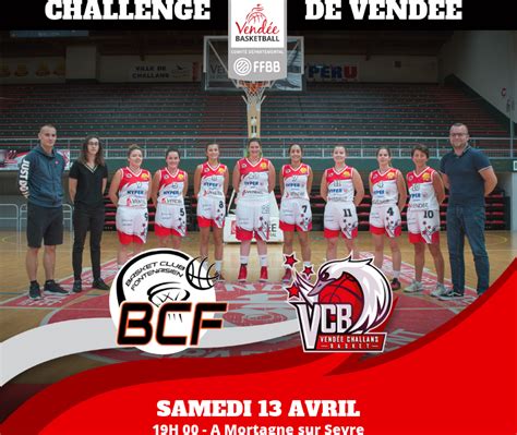 1 4 de finale du Challenge féminin de Vendée Vendée Challans Basket