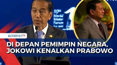 Jokowi Perkenalkan Prabowo Subianto Sebagai Presiden Terpilih Di