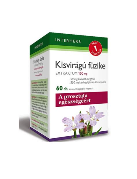 Interherb Kisvirágú füzike Extraktum kapszula Prevenció Patika