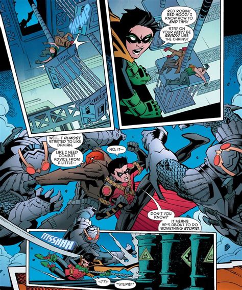 Robin Son Of Batman 7 Damian Wayne Jason Todd Red Hood Tim Drake