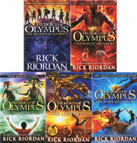 第二季五部曲 Rick Riordan Heroes Of Olympus 波西杰克逊奥林匹斯英雄系列 Percy Jackson 少年版荷马史诗 英文原版小说