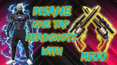 Insane One Tap Headshot By M500😱😱 Playing Like A Haker One Tap Headshots Tricks Youtube