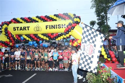 Ribuan Peserta Ikuti Bhayangkara Presisi Fun Run 5 K Dan 10 K Tahun