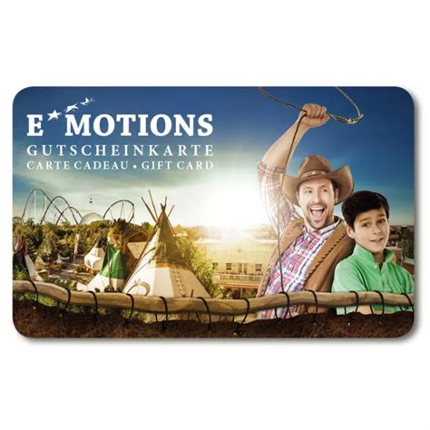 EUROPA PARK RUST EMOTIONS Gutscheinkarte LA CARTE CADEAU GIFTCARD