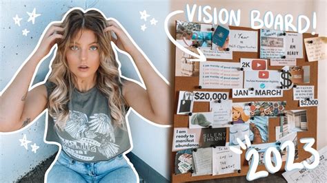 Vlogmas Day 17 Creating My 2023 Vision Board Youtube