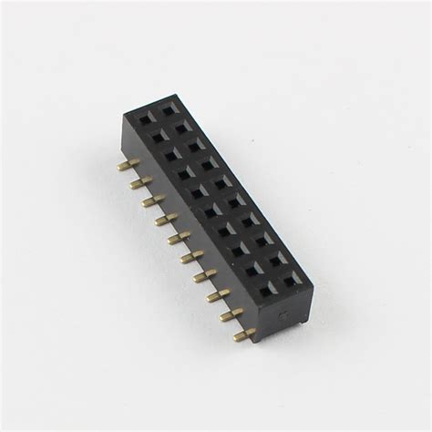 Pcs Mm Pitch X Pin Pin Female Double Row Smt Smd Pin Header