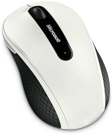 Microsoft Wireless Mobile 4000 White With Bluetrack Technology 1000dpi