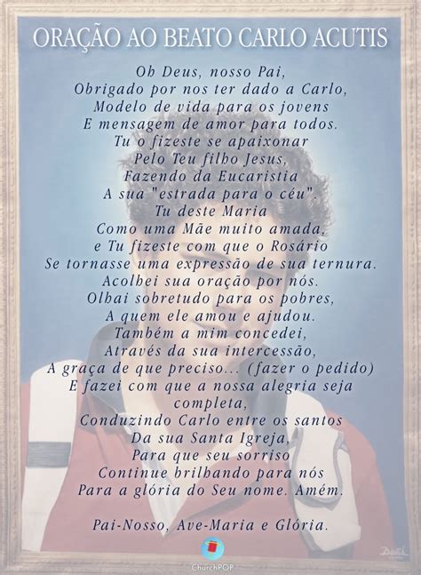 Esta é A Oração Que Você Pode Fazer Para Pedir A Intercessão De Carlo