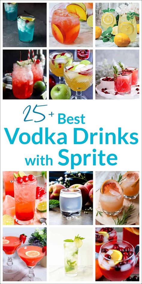 The Best Vodka Drinks With Spritees And Lemons In Them Are So Good To Drink