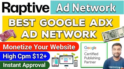 Raptive Premium Best Google Adx Ad Network Raptive Ad Network