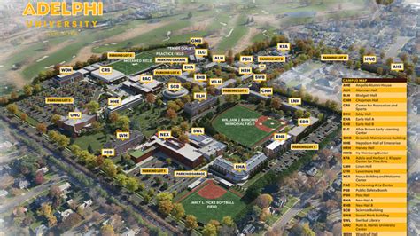 Campus Map | Brand Identity | Adelphi University