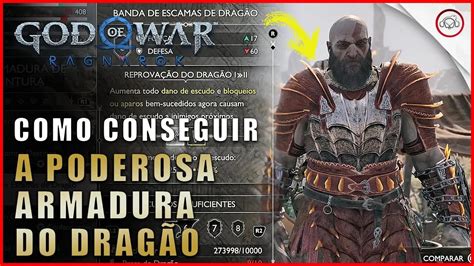 God of war Ragnarok Como conseguir a Poderosa Armadura do Dragão