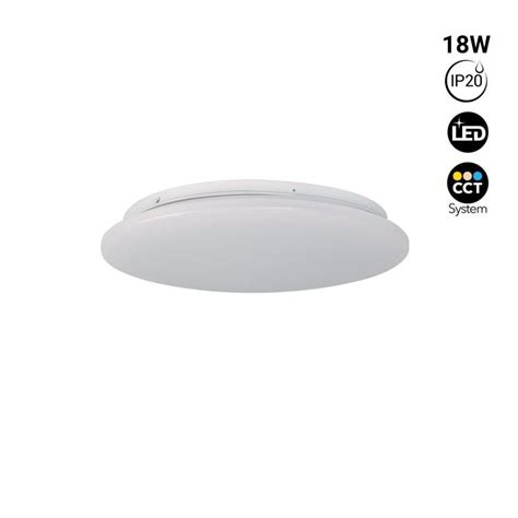 Plafonnier LED rond en saillie 18W CCT Ø35cm 1470lm IP20