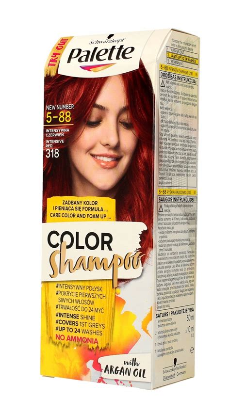 Palette Color Shampoo Szampon koloryzujący nr 5 8 12590769587 Allegro pl