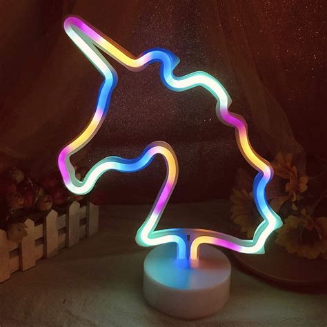 Lampka Nocna D Led Neon Jednoro Ec Unicorn Usb Krak W Kup Teraz Na