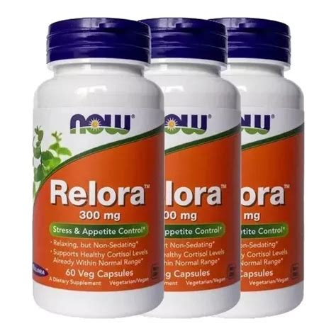 3 Pote Relora 300mg Now Cápsula 60 Promoção Especial Parcelamento