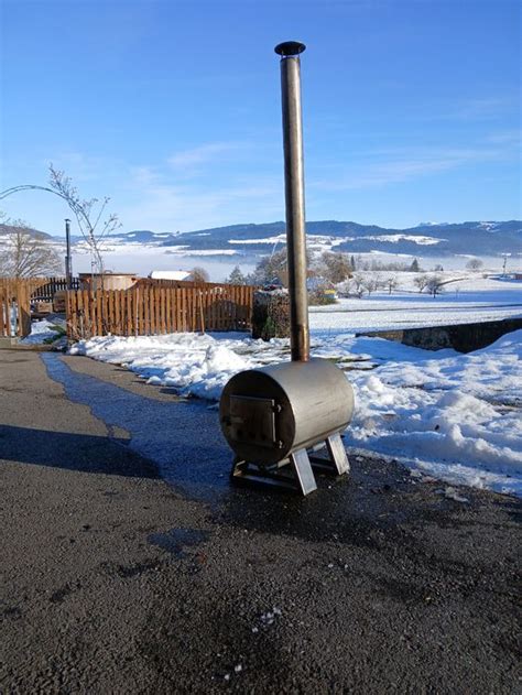 Hot Pot Aussenofen Ofen für Warmwasser Gebraucht in Gerzensee für CHF 500 nur Abholung auf