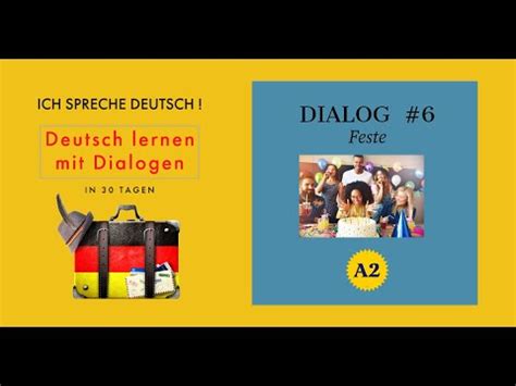 DEUTSCH LERNEN Dialoge Übungen In 30 Tagen Deutsch besser sprechen